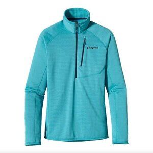 Patagonia R1 Pullover Polartec Zip Jacket Blue Women's Size Medium